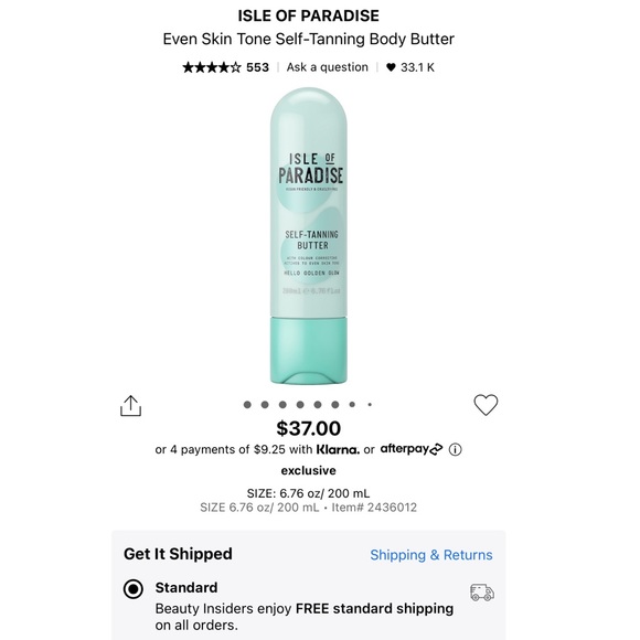 Isle of paradise tanning bundle - 3 pcs + deluxe sample of butter - Picture 5 of 7